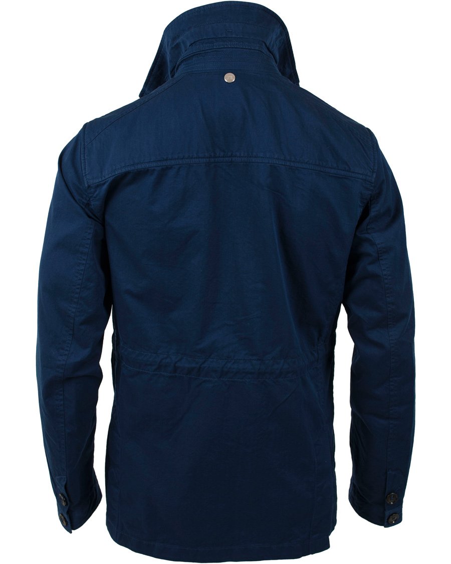 Herre | Jakker | J.Lindeberg | Foreman Two Tone Cotton Jacket Dark Blue