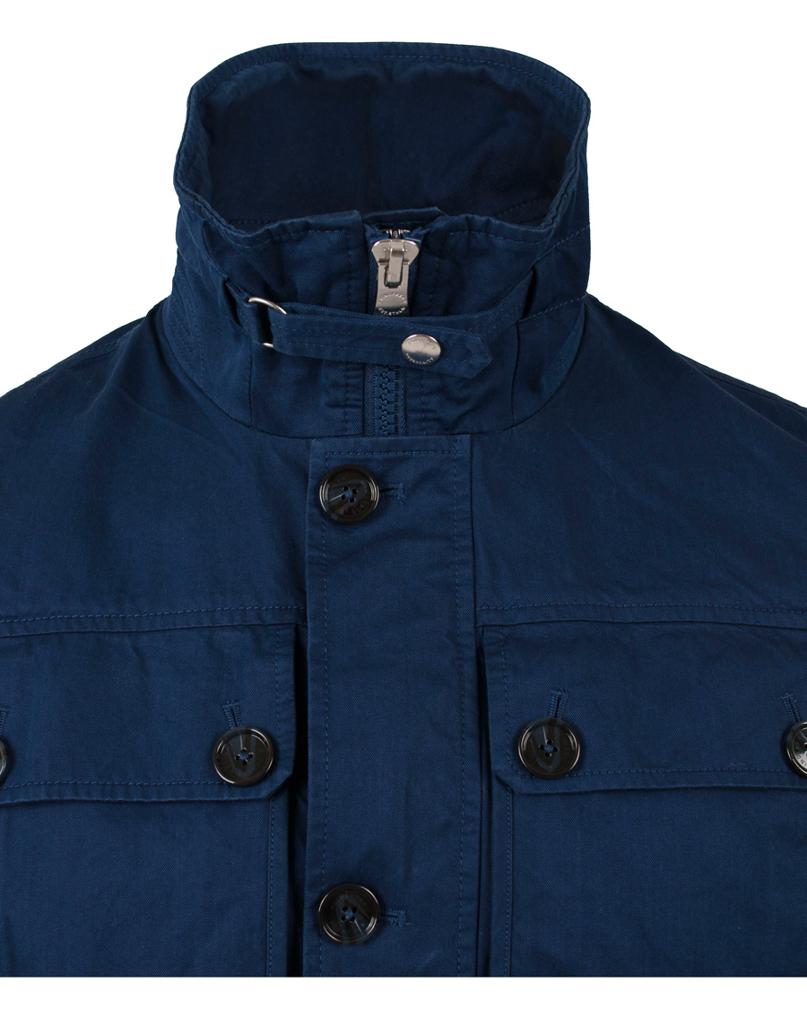 Herre | Jakker | J.Lindeberg | Foreman Two Tone Cotton Jacket Dark Blue