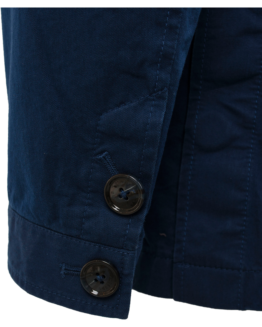 Herre | Jakker | J.Lindeberg | Foreman Two Tone Cotton Jacket Dark Blue