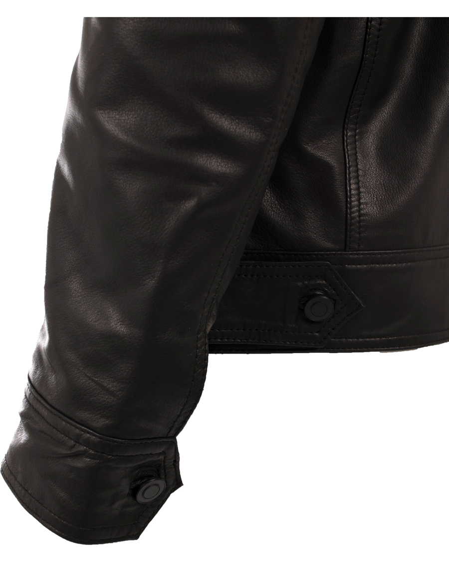 Herre | Jakker | J.Lindeberg | Trey Leather Jacket Black