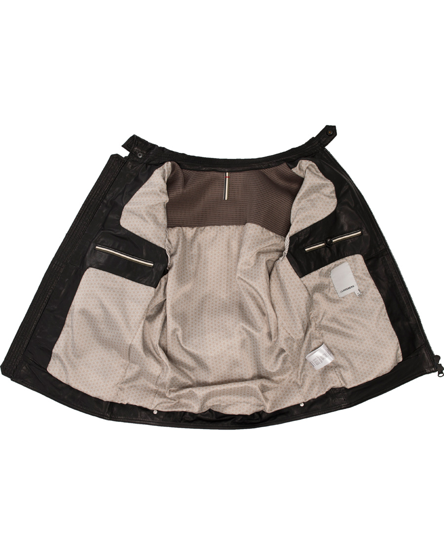 Herre | Jakker | J.Lindeberg | Trey Leather Jacket Black