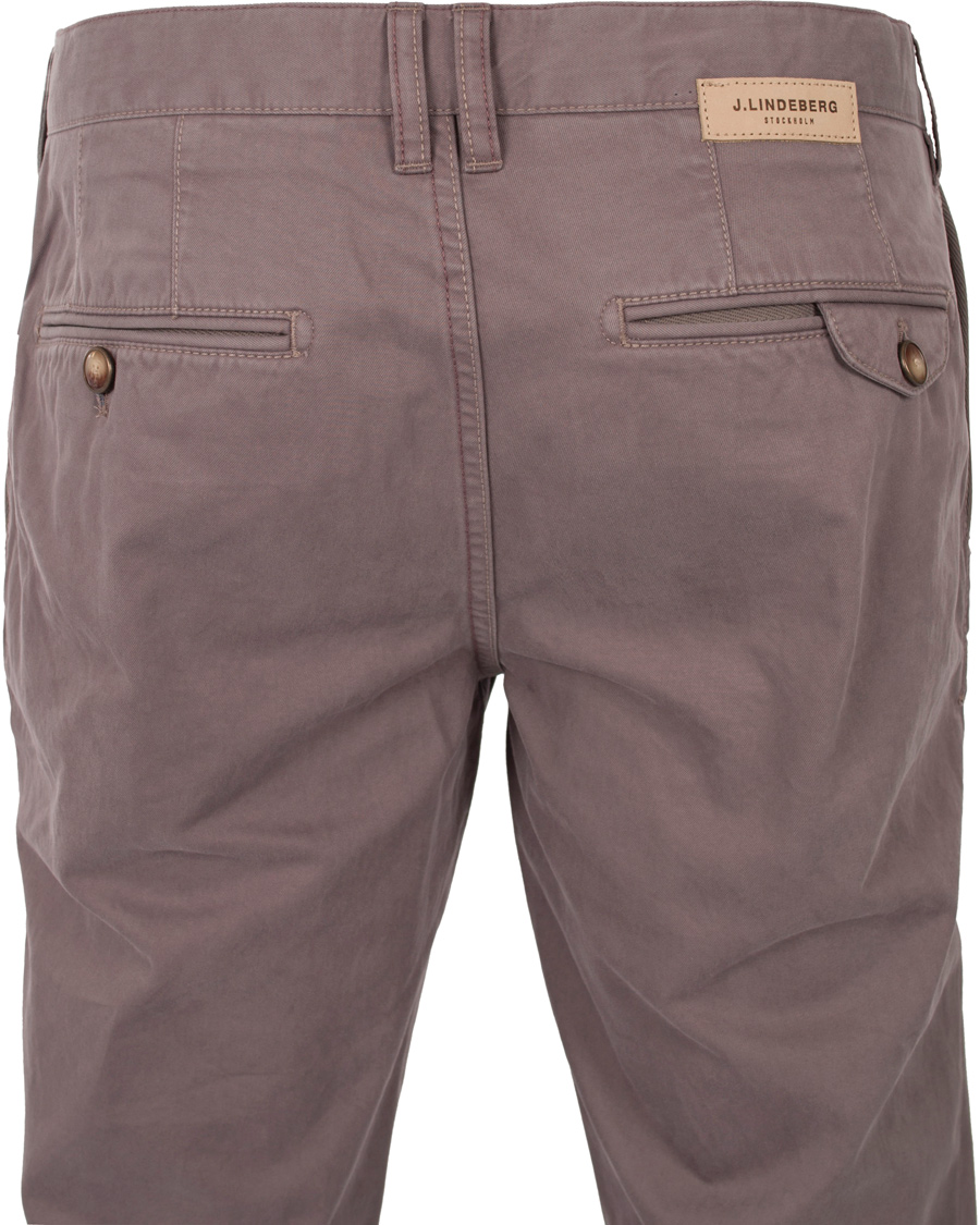 Herre | Bukser | J.Lindeberg | Chaze Season Cotton Chinos Mud