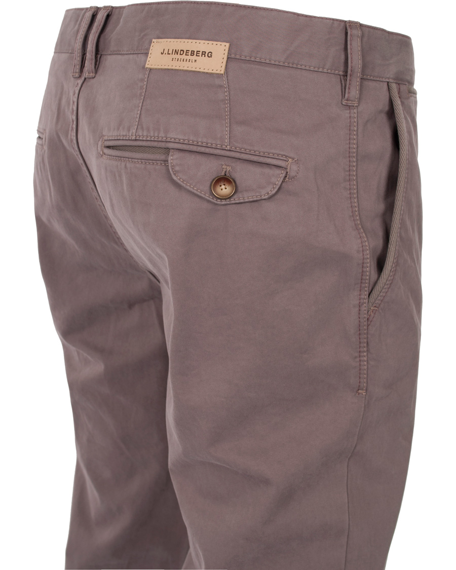 Herre | Bukser | J.Lindeberg | Chaze Season Cotton Chinos Mud
