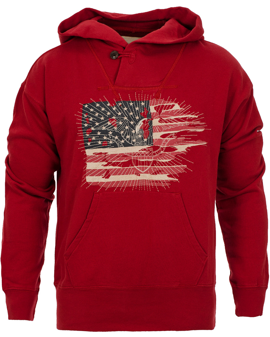 Herre | Trøjer | Denim & Supply Ralph Lauren | Shawl Hoodie Camden Red