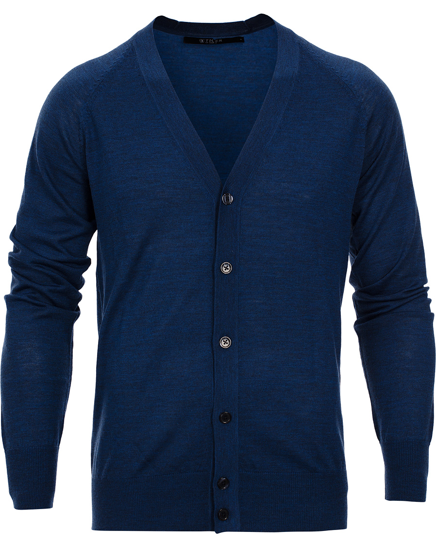 Herre | Trøjer | Tiger of Sweden | Reeves Cardigan Blue