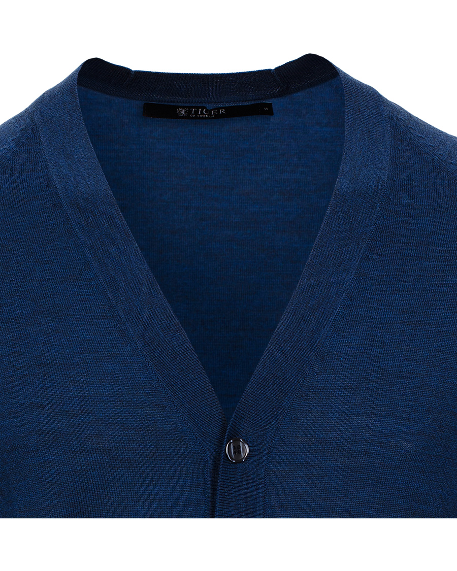 Herre | Trøjer | Tiger of Sweden | Reeves Cardigan Blue