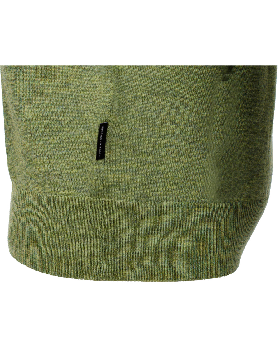 Herre | Trøjer | Tiger of Sweden | Harvard V-Neck Pullover Green
