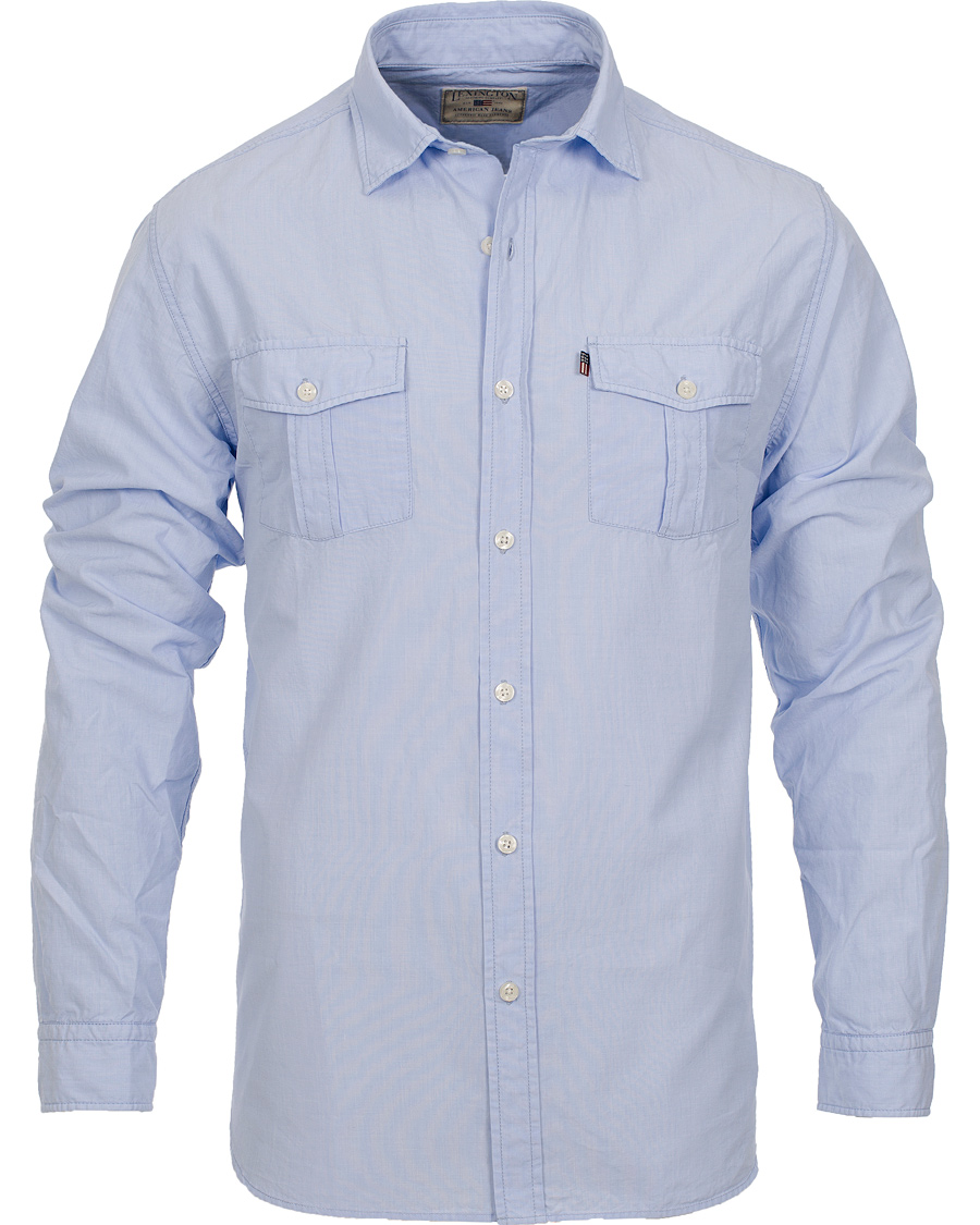Herre | Skjorter | Lexington | Kirk Chambray Shirt Light Blue