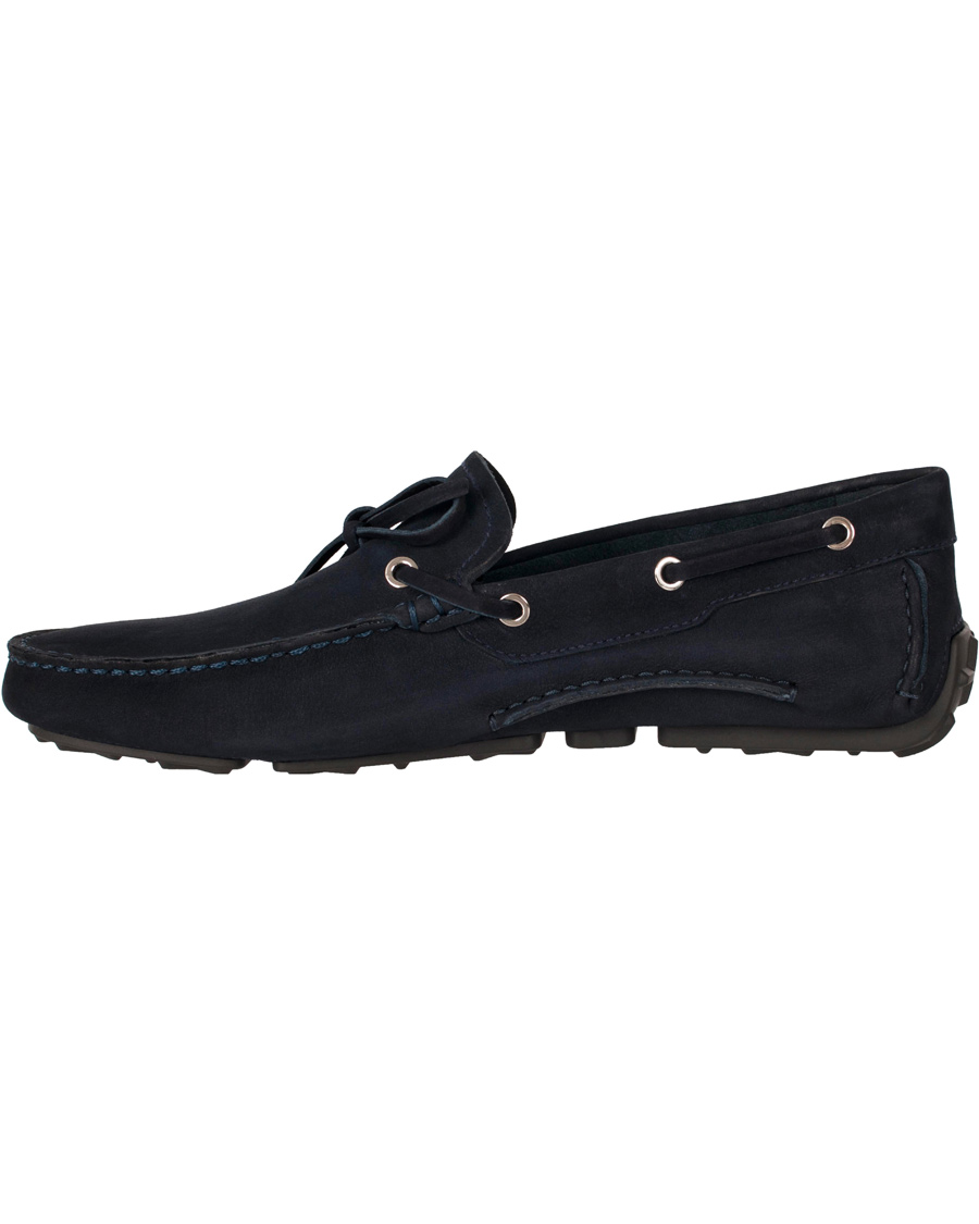 Herre | BALLY Dramer U Suede Car Shoe Blue Navy | Bally | Dramer U Suede Car Shoe Blue Navy