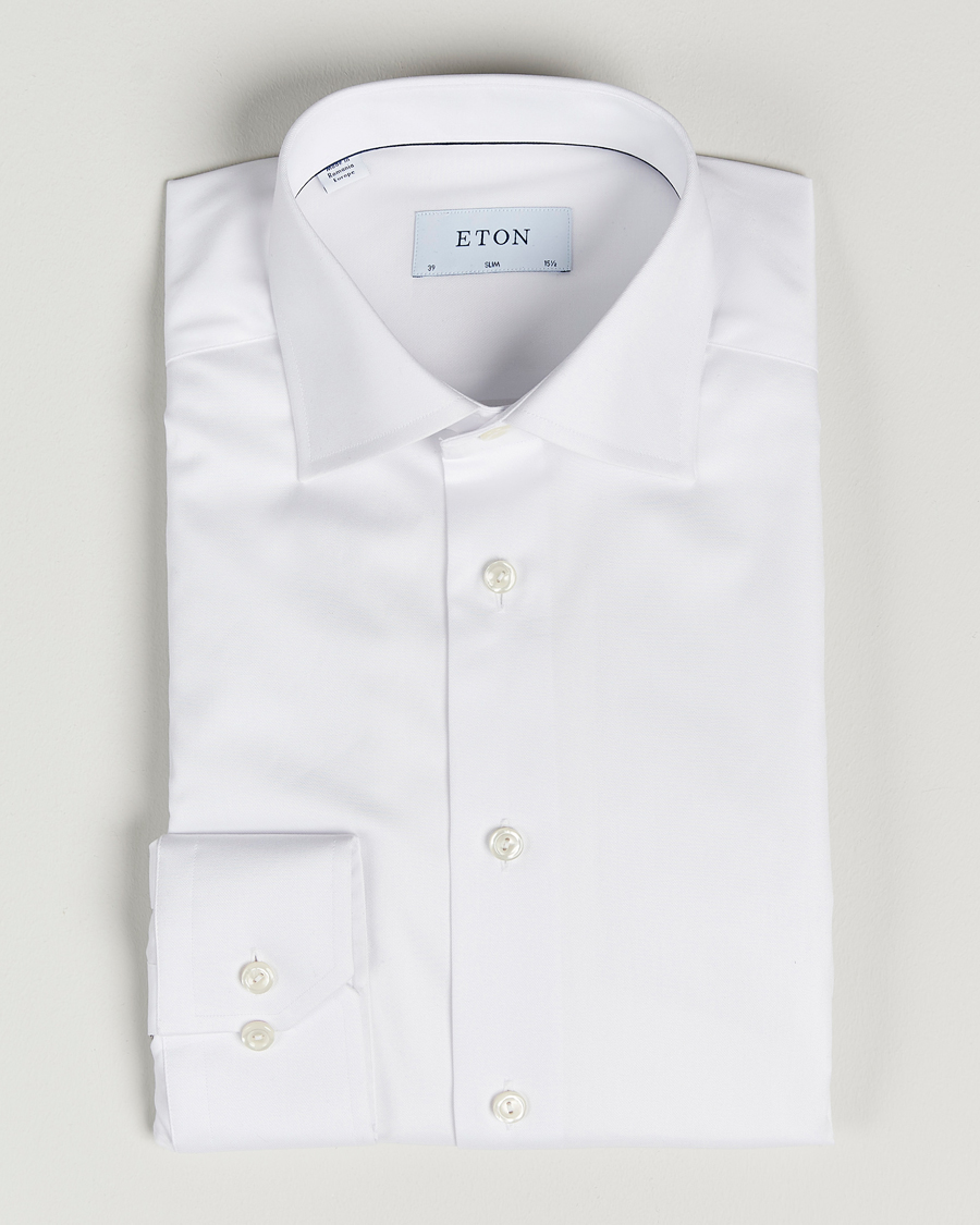 Herre | Businessskjorter | Eton | Slim Fit Shirt White