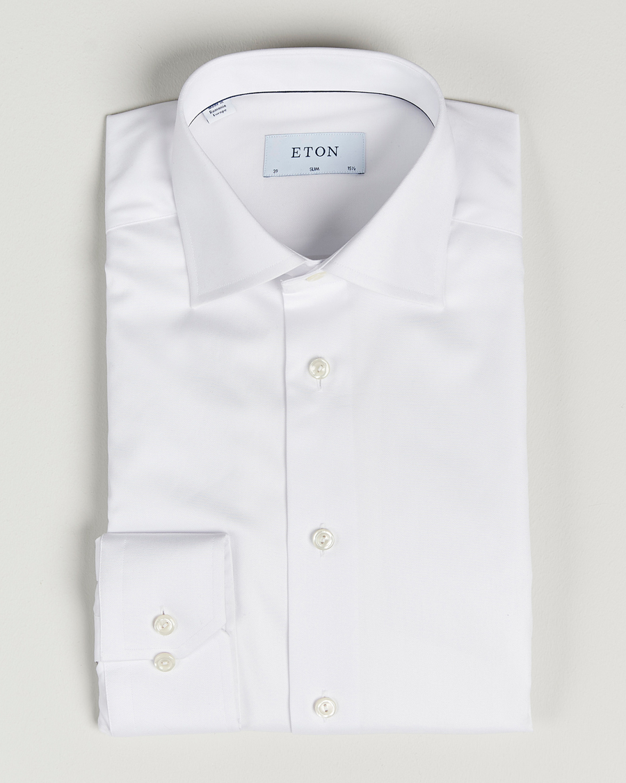 Herre |  | Eton | Slim Fit Shirt White