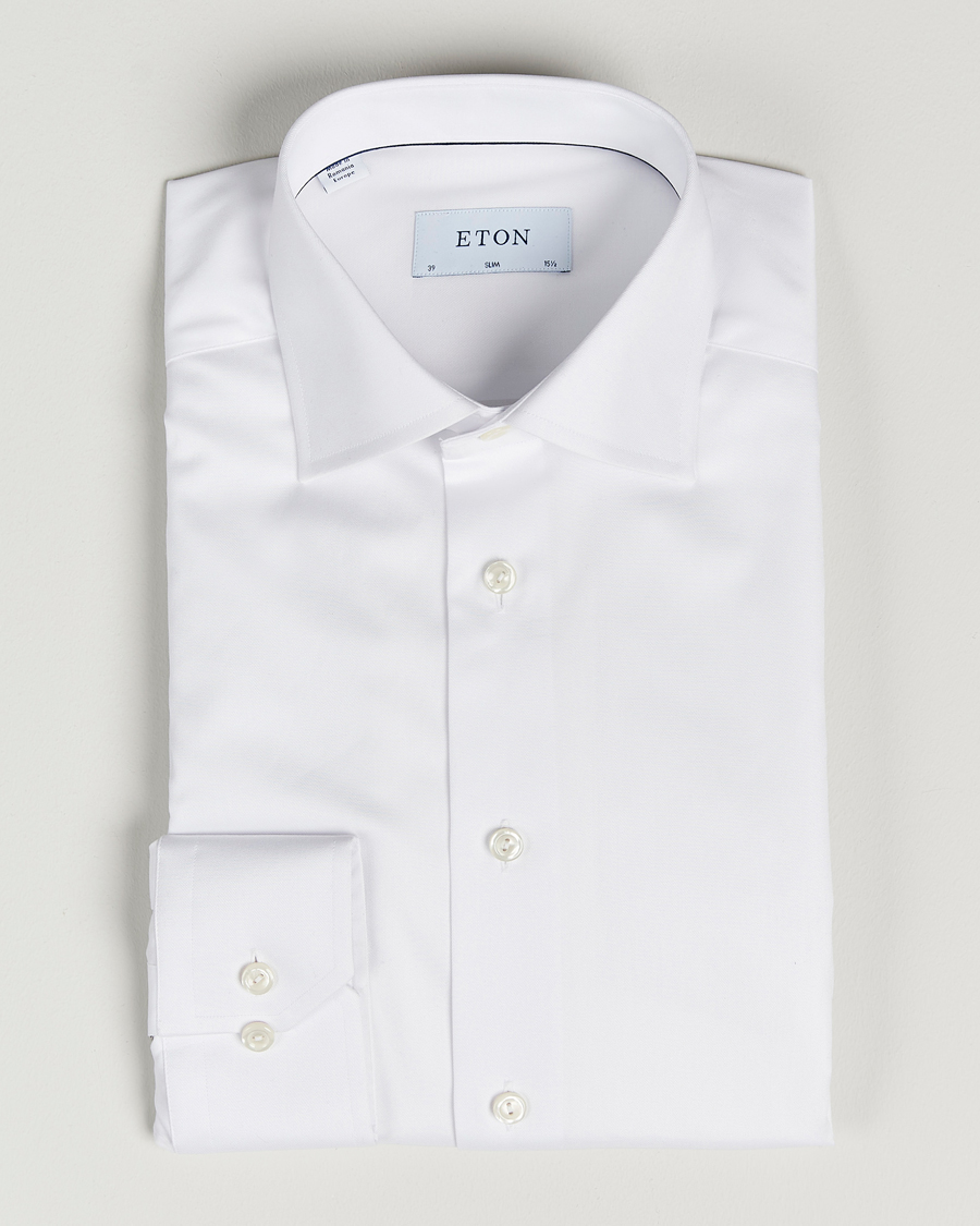 Herre | Skjorter | Eton | Slim Fit Shirt White