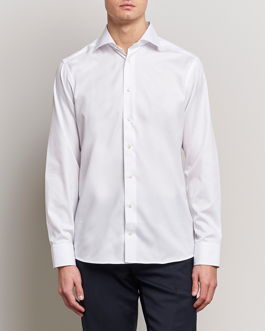 Herre | Festive | Eton | Slim Fit Shirt White