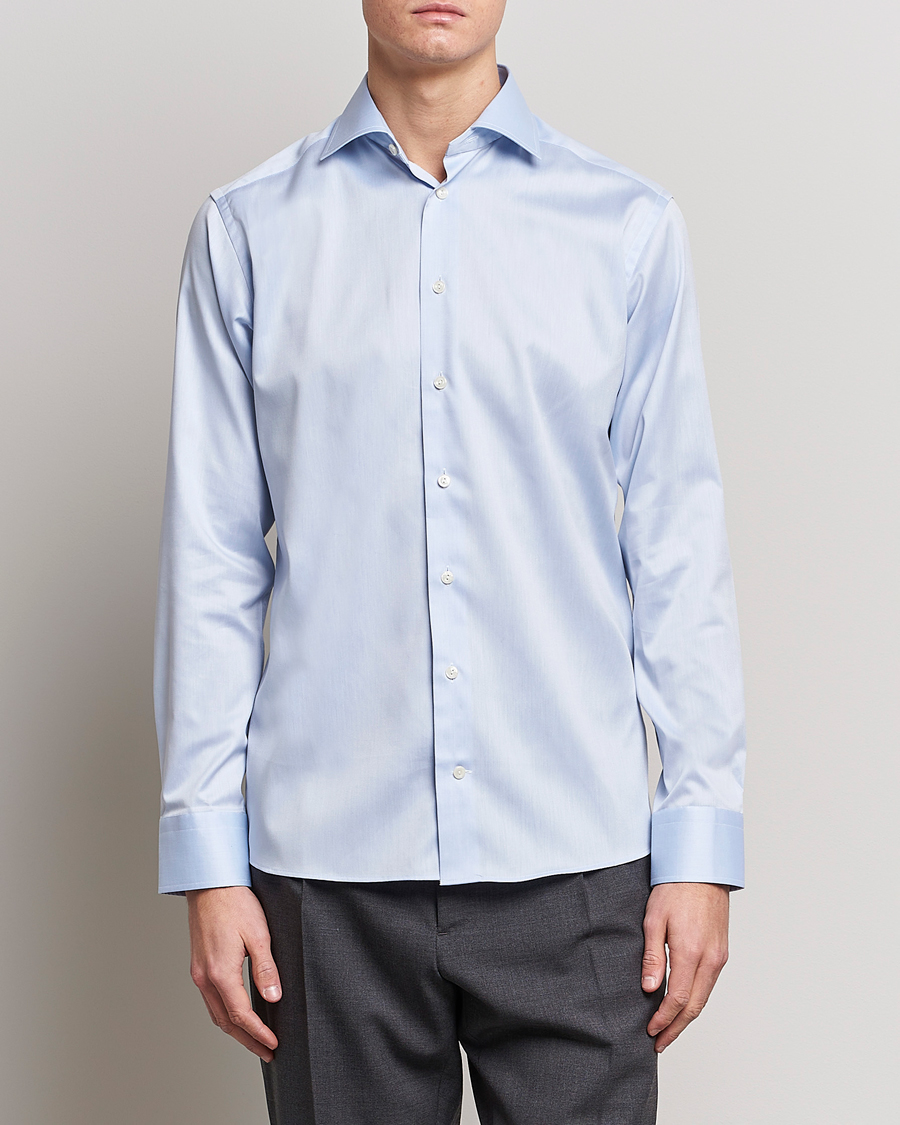 Herre | Wardrobe basics | Eton | Slim Fit Shirt Blue