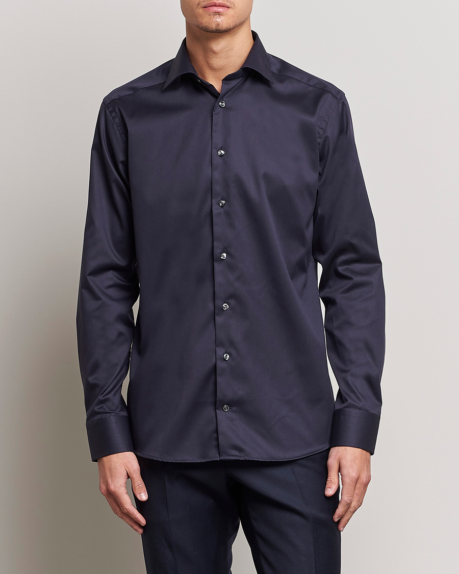 Herre | Tøj | Eton | Slim Fit Shirt Navy