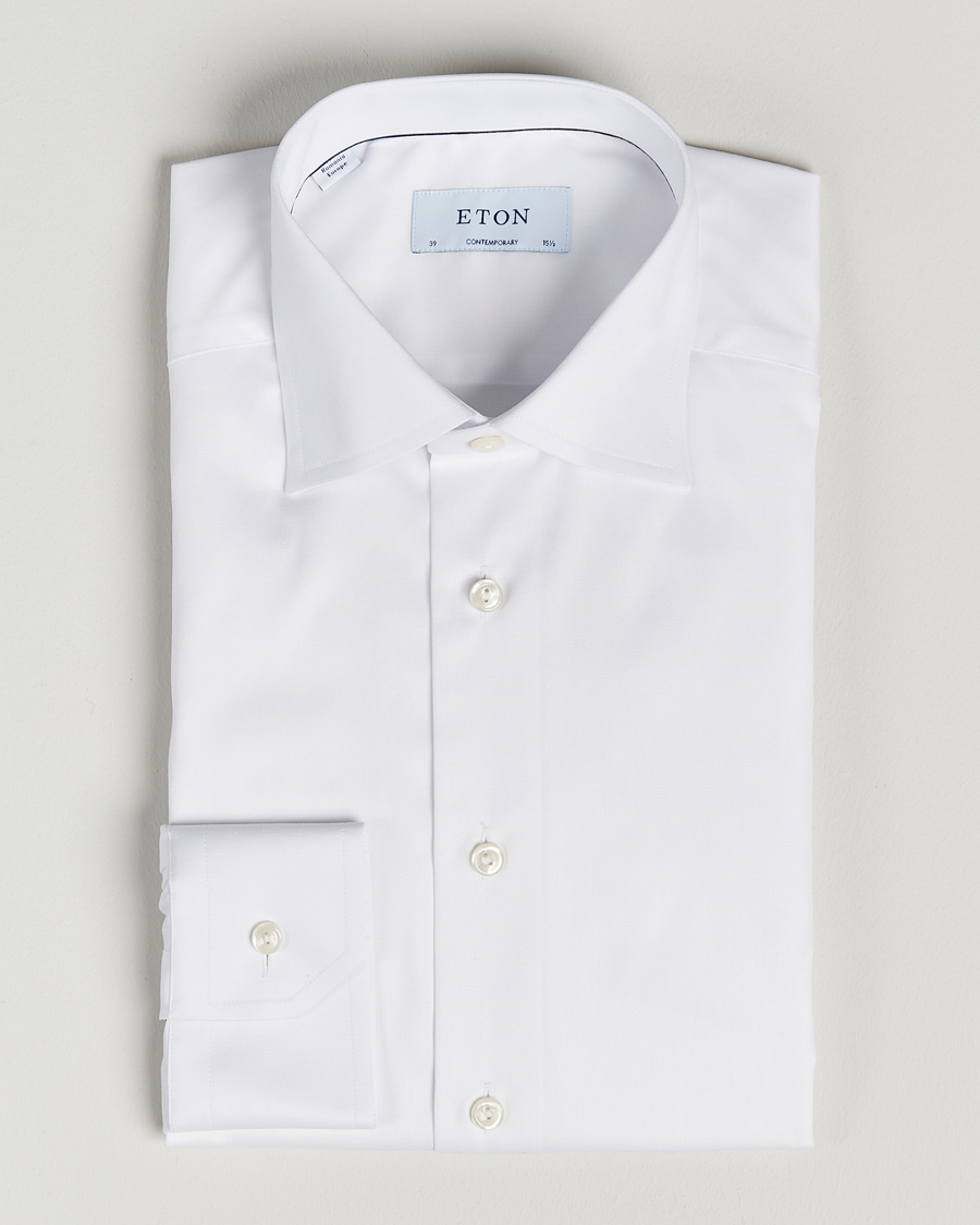 Eton Contemporary Fit Shirt White CareOfCarl.dk