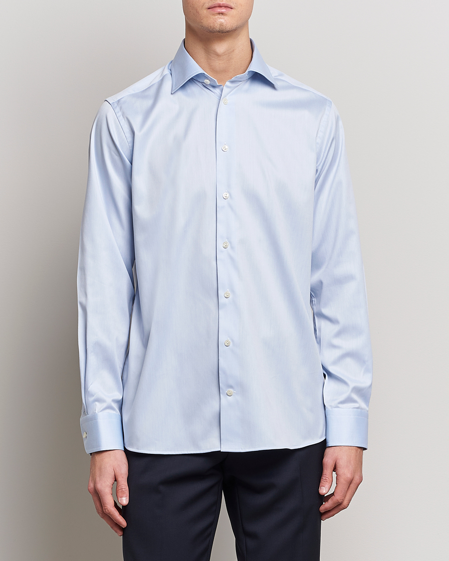 Herre |  | Eton | Contemporary Fit Shirt Blue