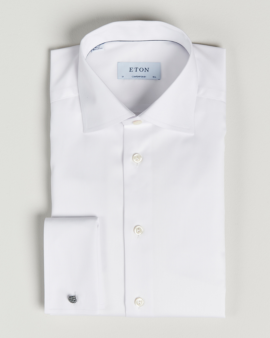Herre | Skjorter | Eton | Contemporary Fit Shirt Double Cuff White