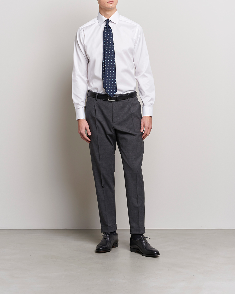 Herre | Afdelinger | Eton | Slim Fit Shirt Double Cuff White