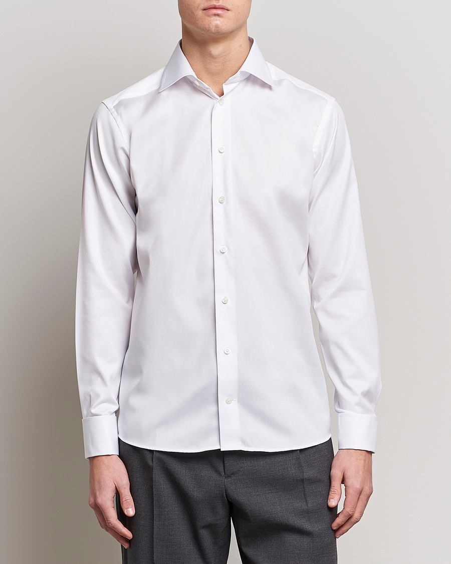 Herre | Businessskjorter | Eton | Slim Fit Shirt Double Cuff White