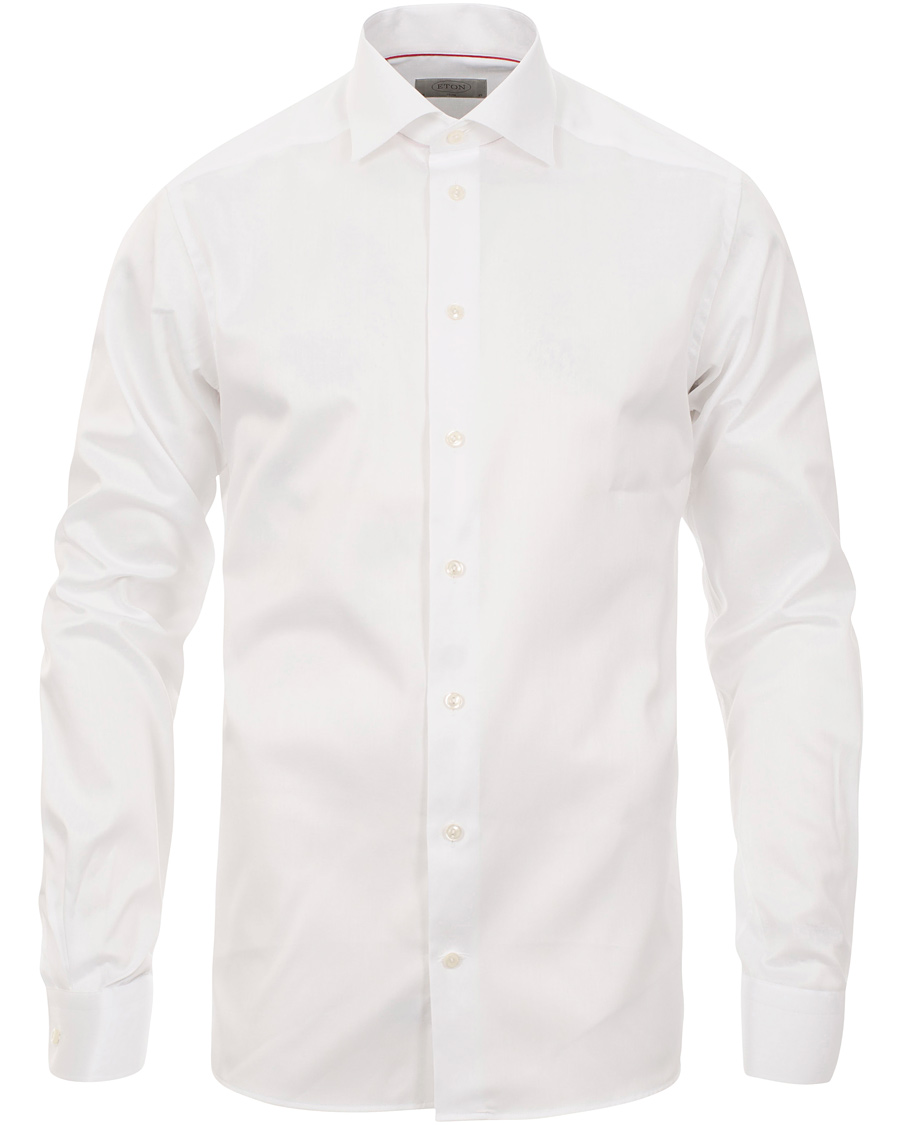 Herre | Skjorter | Eton | Slim Fit Shirt Extra Long Sleeve White