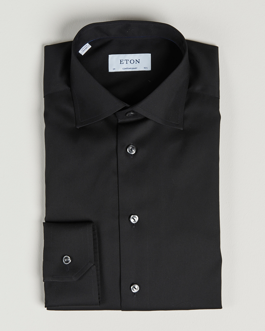 Herre | Skjorter | Eton | Contemporary Fit Shirt Black