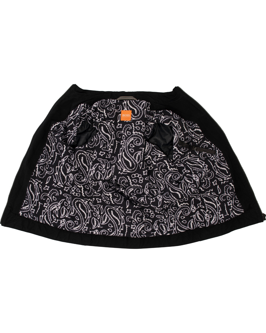 Herre | Jakker | BOSS ORANGE | BOSS Casual Jips 4 Leather Jacket Black