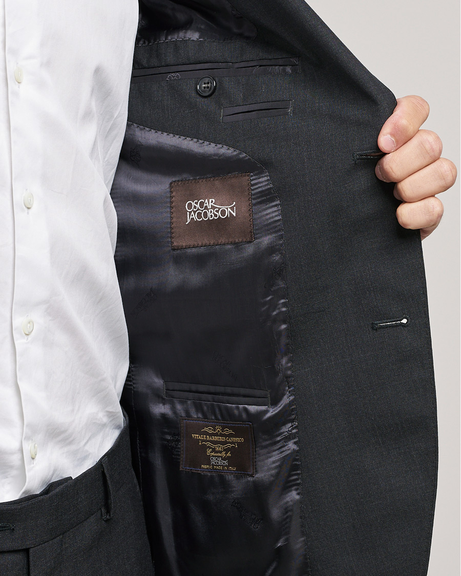 Herre | Blazere & jakker | Oscar Jacobson | Edmund Blazer Super 120's Wool Grey