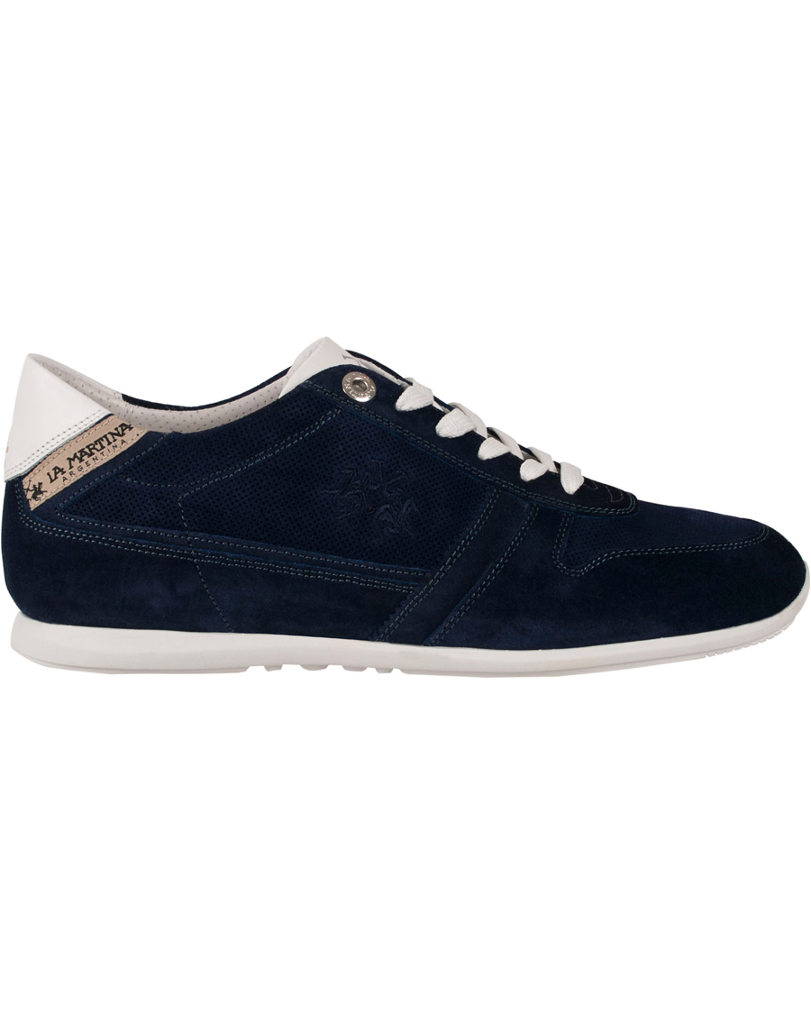 Herre | La Martina Sneaker Denim Blue | La Martina | Sneaker Denim Blue