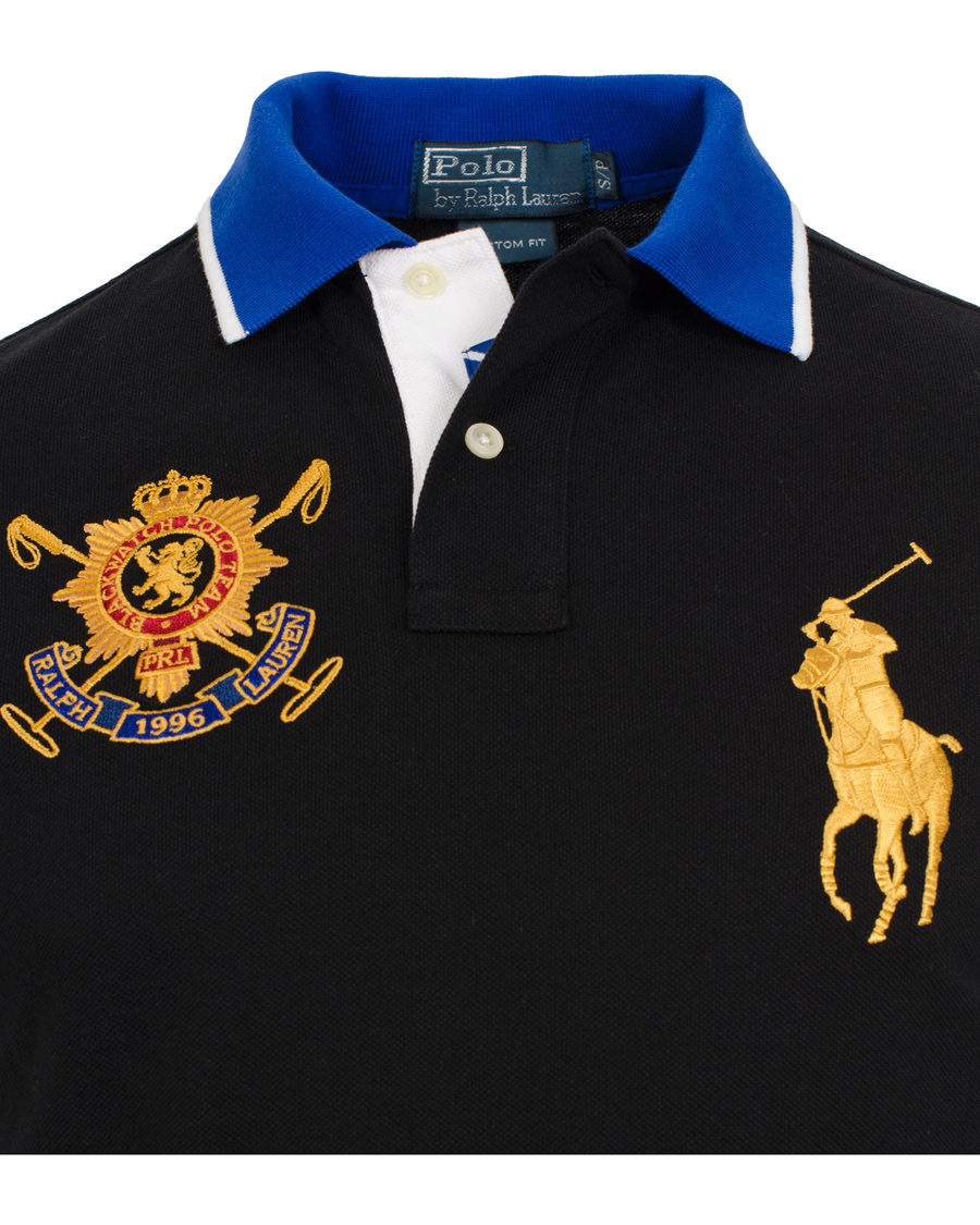 Herre | Polotrøjer | Polo Ralph Lauren | Blackwatch Summer Classic Custom Fit Polo Black Multi