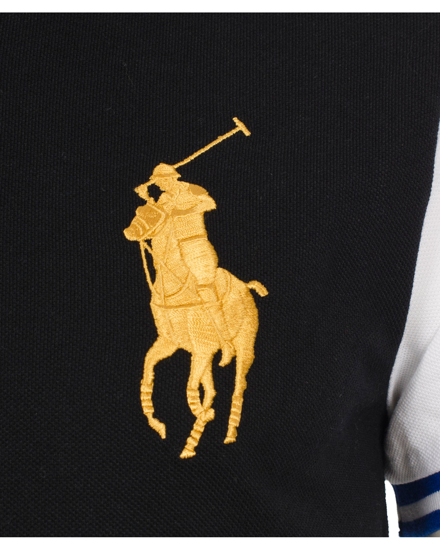 Herre | Polotrøjer | Polo Ralph Lauren | Blackwatch Summer Classic Custom Fit Polo Black Multi