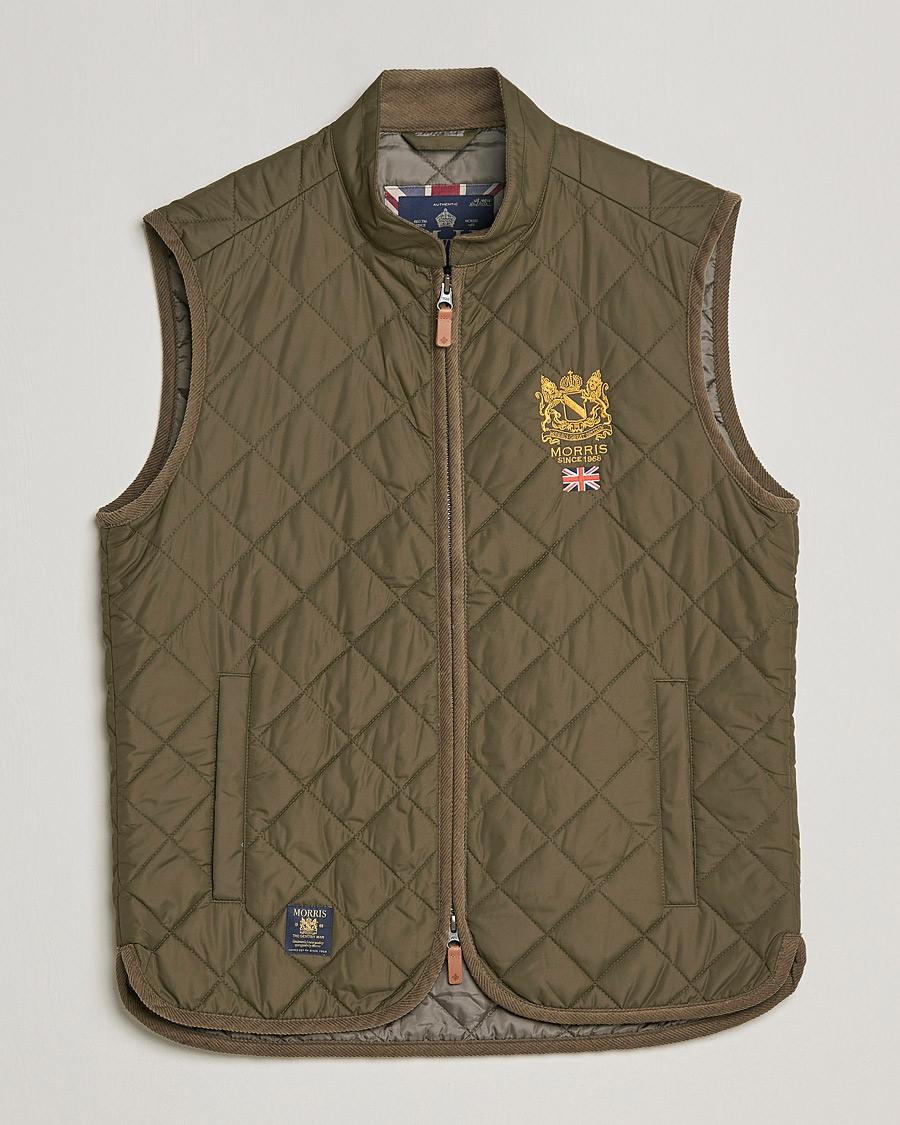 Herre | Veste | Morris | Trenton Quilted Vest Olive