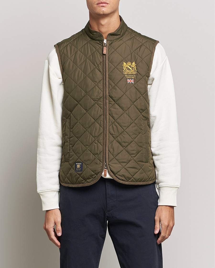 Herre | Veste | Morris | Trenton Quilted Vest Olive