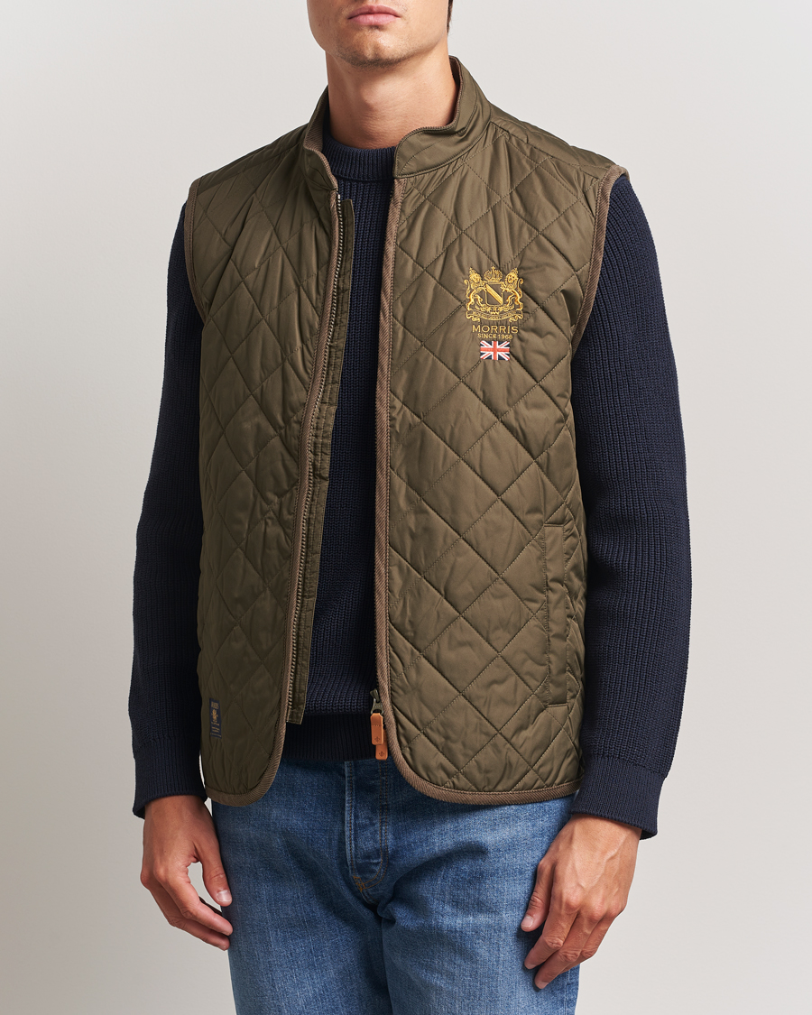 Herre | Veste | Morris | Trenton Quilted Vest Olive