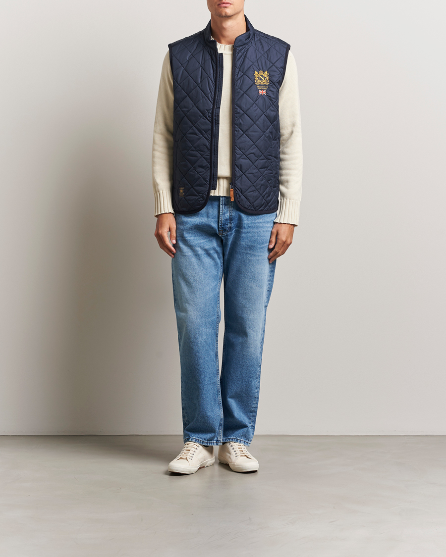 Herre | Veste | Morris | Trenton Quilted Vest Old Blue