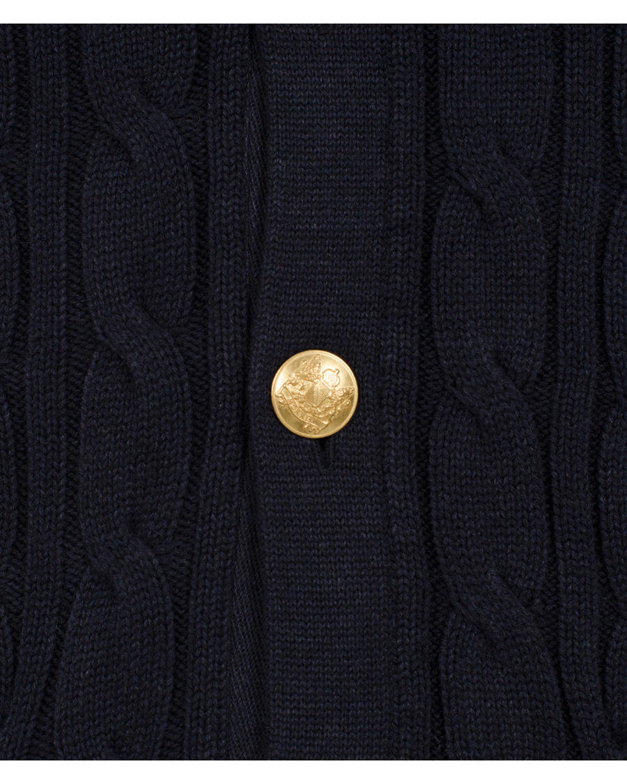 Herre | Trøjer | Morris | Dorset Cable Cardigan Old Blue