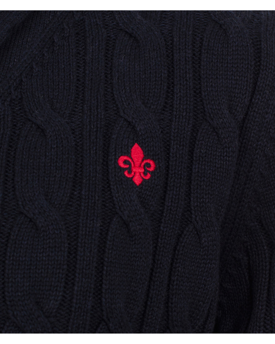 Herre | Trøjer | Morris | Dorset Cable Cardigan Old Blue