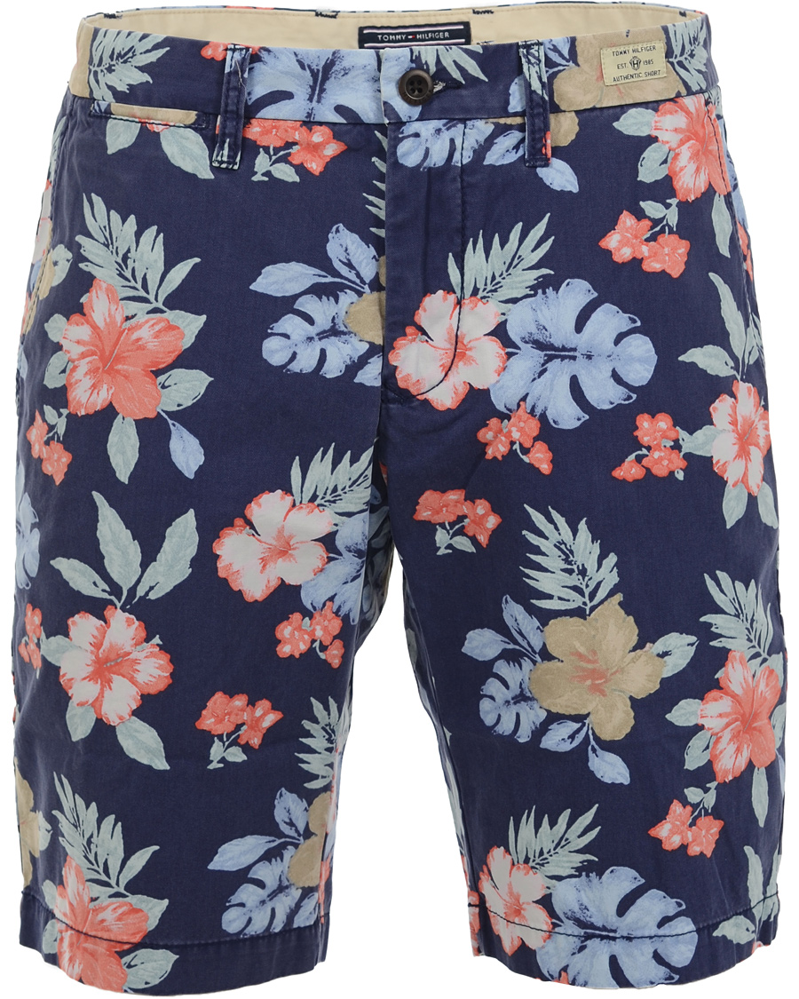 Herre | Shorts | Tommy Hilfiger | Brooklyn Shorts Reese Flower Deep Sapphire Blue