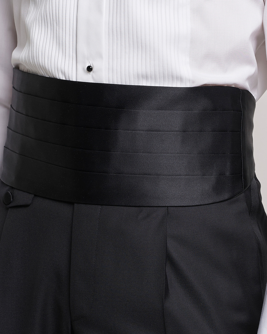 Herre | Tilbehør | Eton | Cummerbund Black