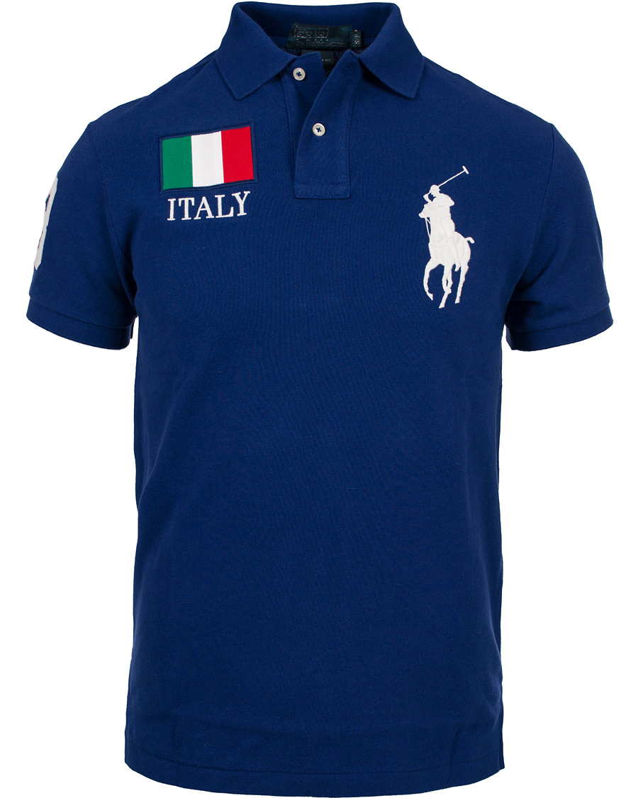 Herre | Polotrøjer | Polo Ralph Lauren | Custom Fit Polo Boston Royal Italy