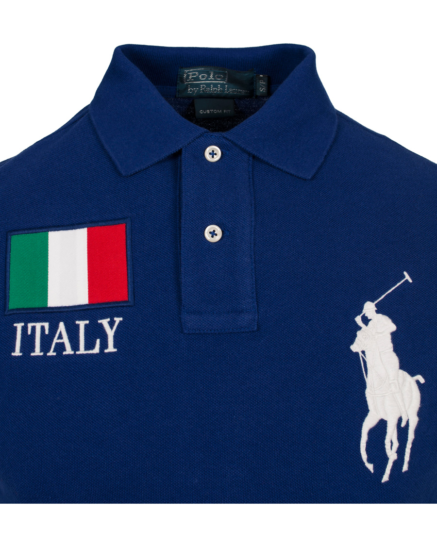 Herre | Polotrøjer | Polo Ralph Lauren | Custom Fit Polo Boston Royal Italy