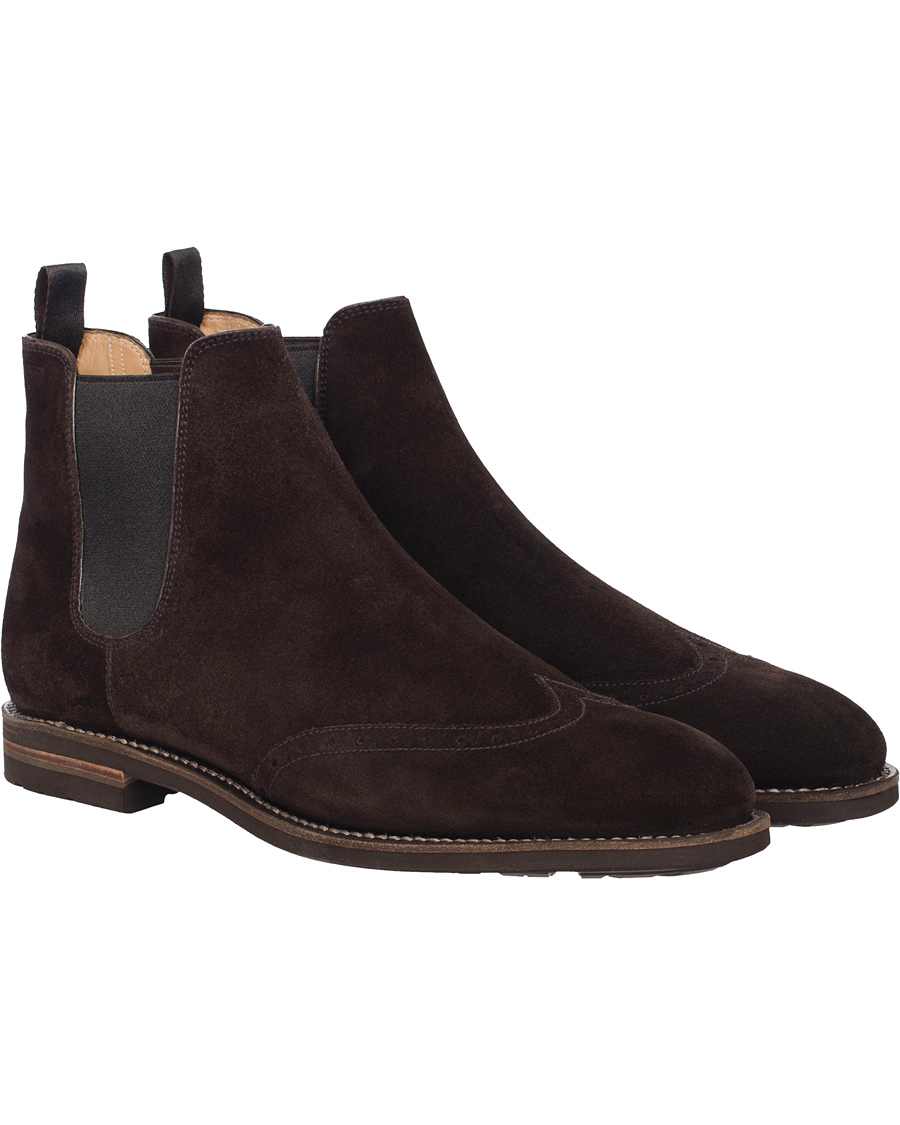 Herre | BALLY Martigny Major Chelsea Boot Suede Dark Brown | Bally | Martigny Major Chelsea Boot Suede Dark Brown
