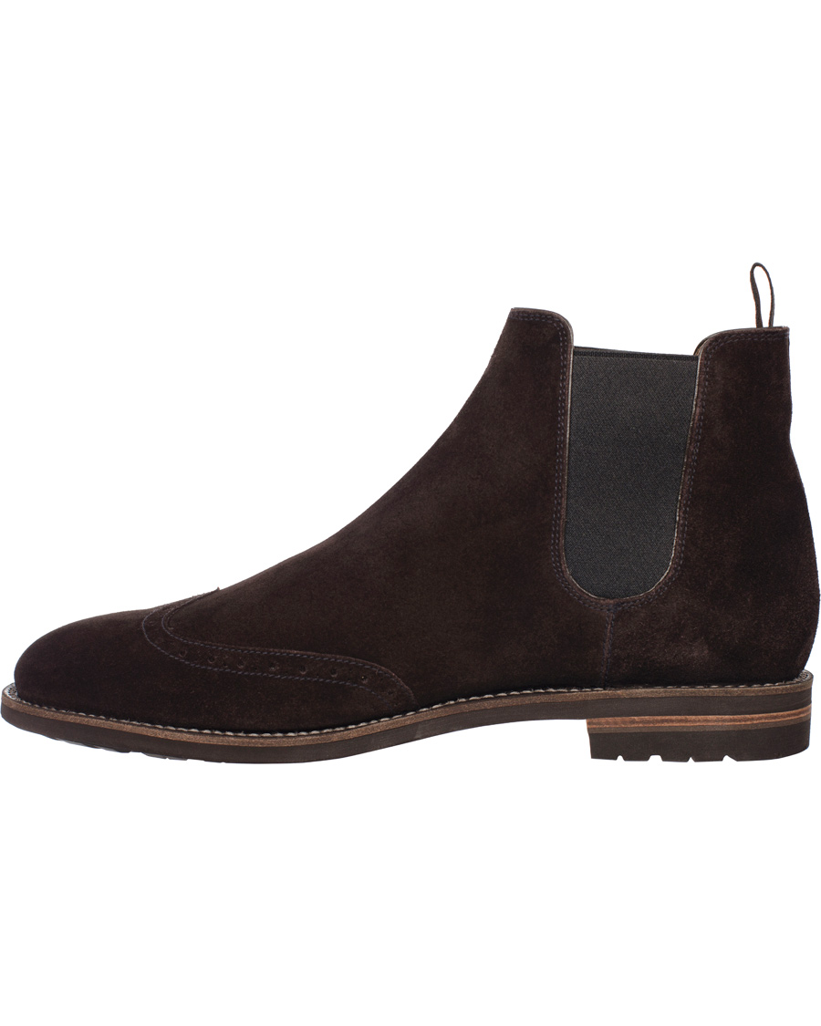 Herre | BALLY Martigny Major Chelsea Boot Suede Dark Brown | Bally | Martigny Major Chelsea Boot Suede Dark Brown