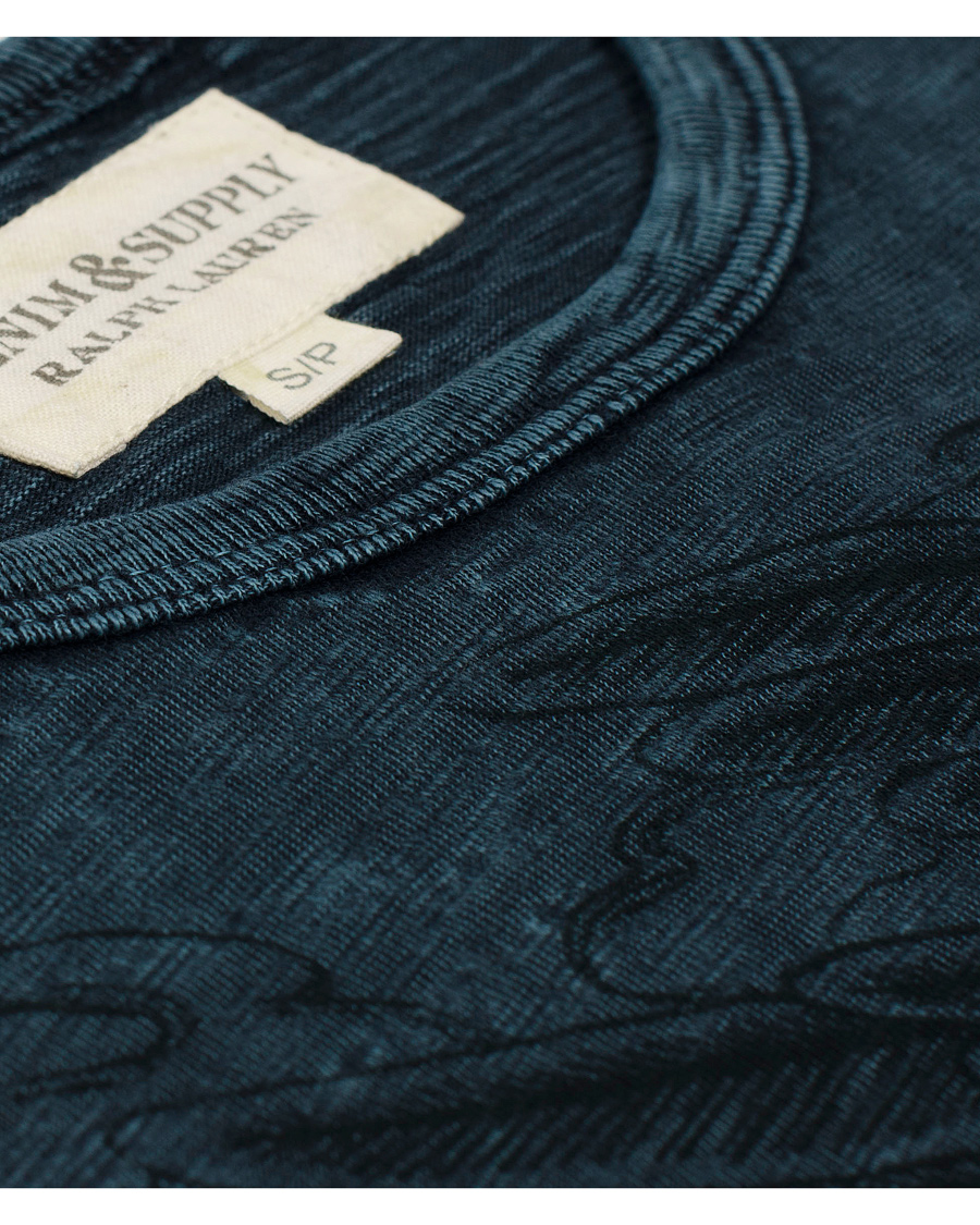 Herre | T-Shirts | Denim & Supply Ralph Lauren | Printed CN Hawk Light Indigo