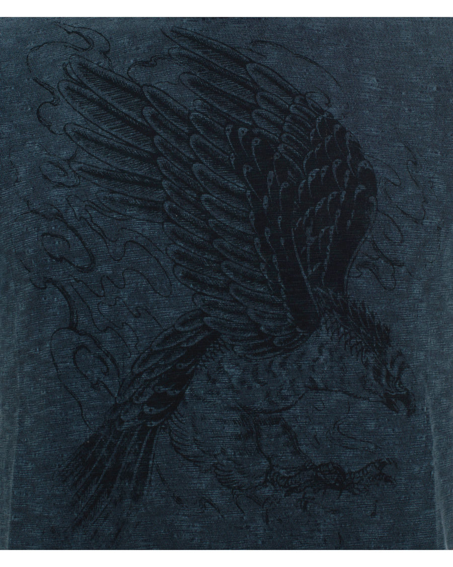 Herre | T-Shirts | Denim & Supply Ralph Lauren | Printed CN Hawk Light Indigo