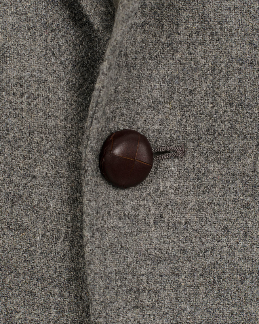 Herre | Blazere & jakker | Morris | Brian Shetland Wool Diagonal Blazer Grey