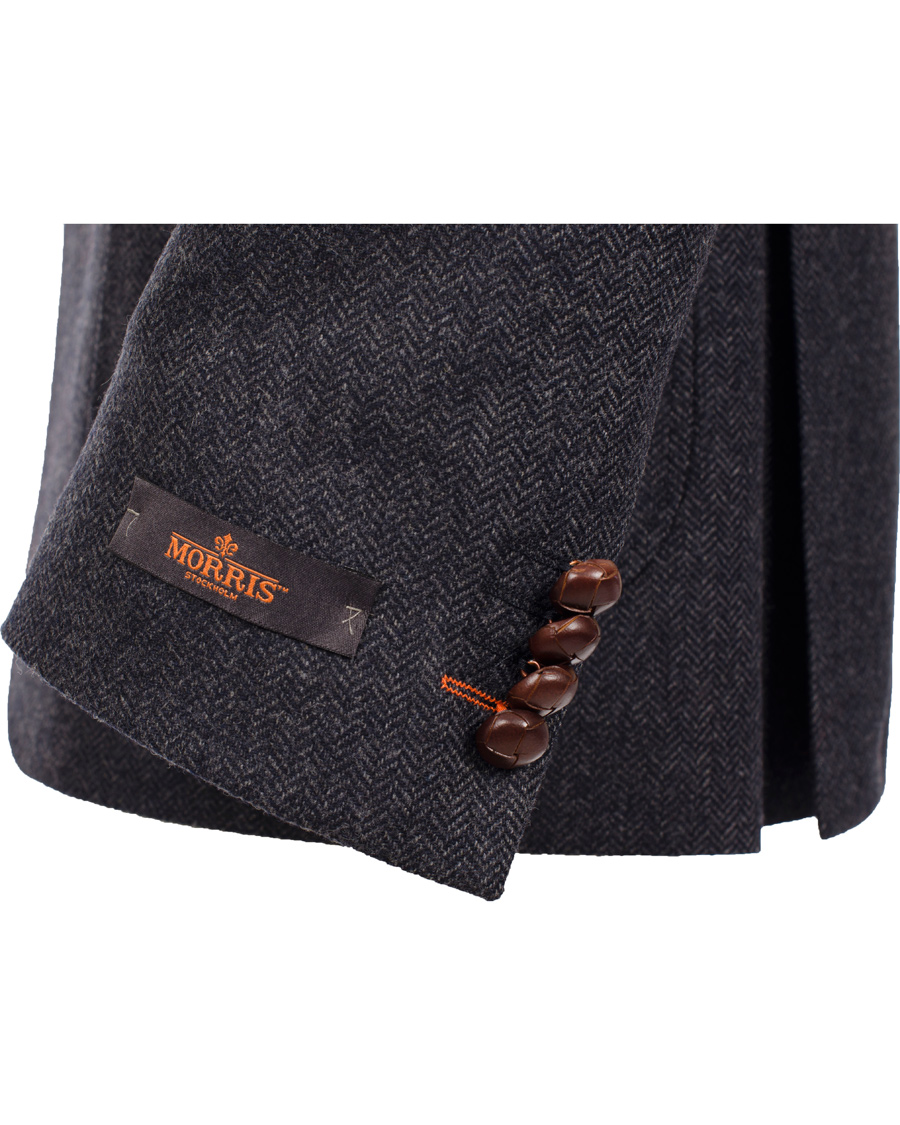 Herre | Blazere & jakker | Morris | Rodney Herringbone Blazer Navy