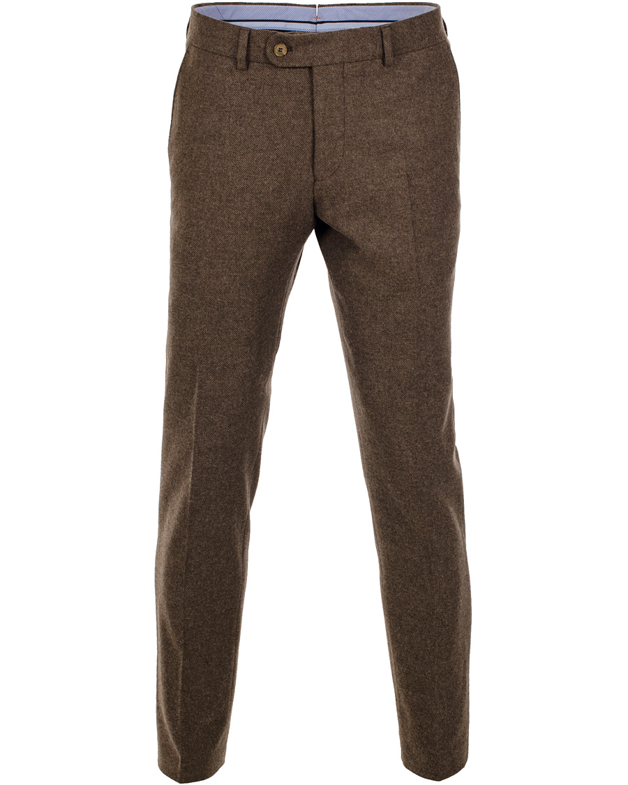 Herre | Bukser | Morris | Rodney Diagonal Trousers Brown