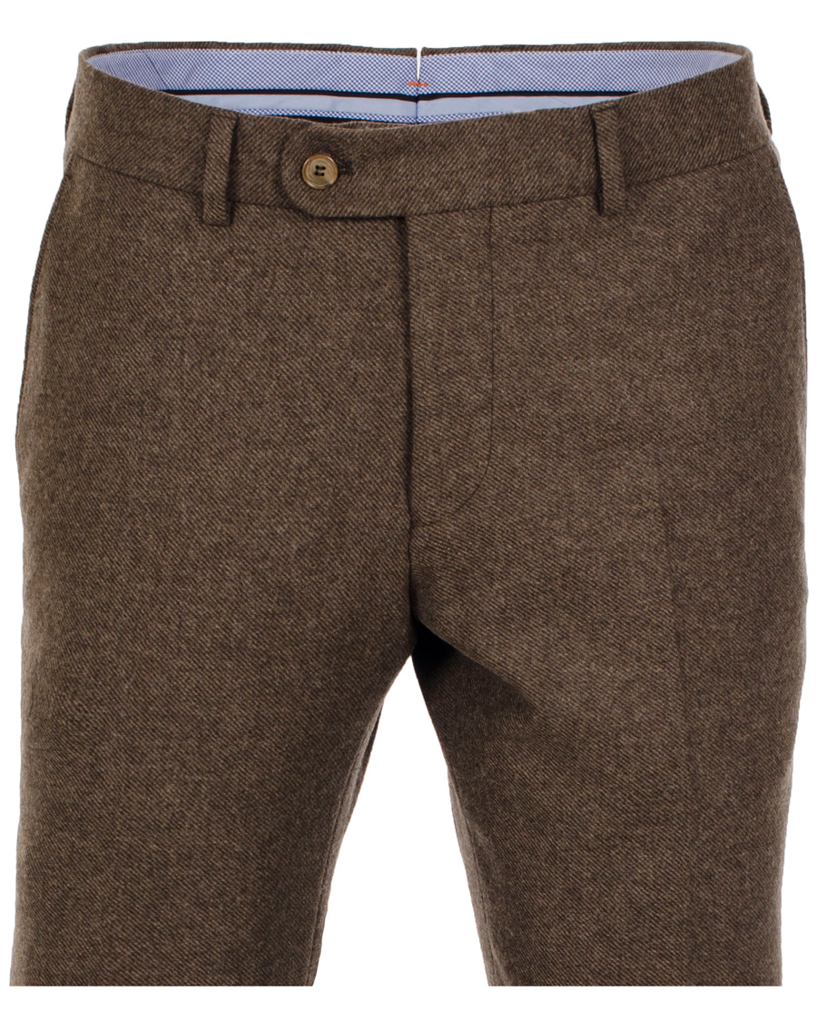Herre | Bukser | Morris | Rodney Diagonal Trousers Brown