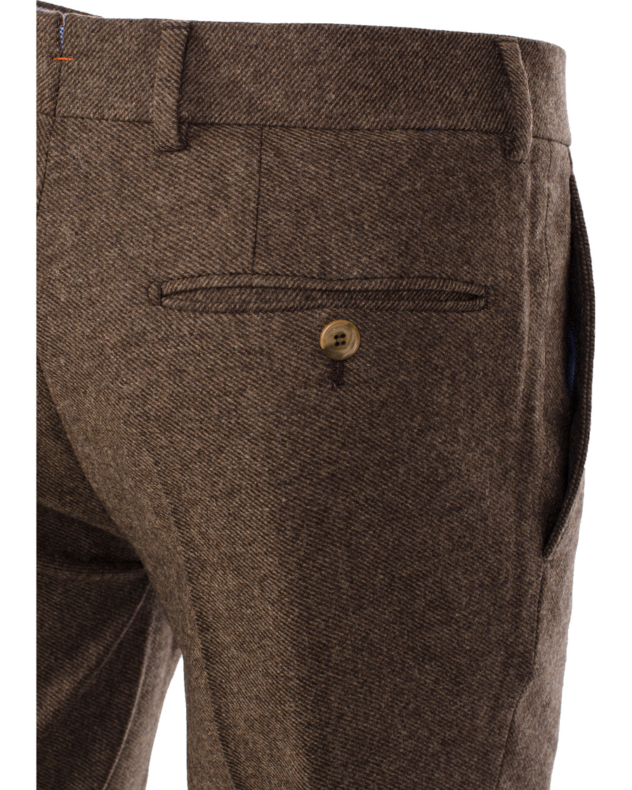 Herre | Bukser | Morris | Rodney Diagonal Trousers Brown
